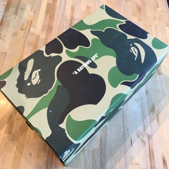 A Bathing Ape Shark Sta #1 "Black/White" 0ZXSHM191323M Sz 9.5 NEW - Picture 6 of 9